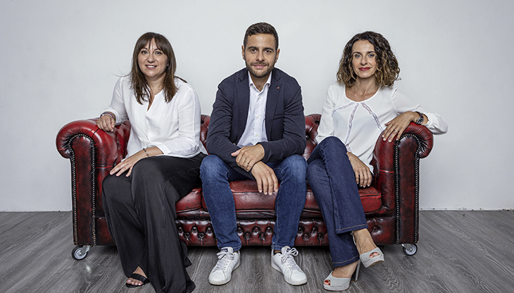 Alessandra Rutigliano, Francesco Pedrazzini e Francesca Luppi