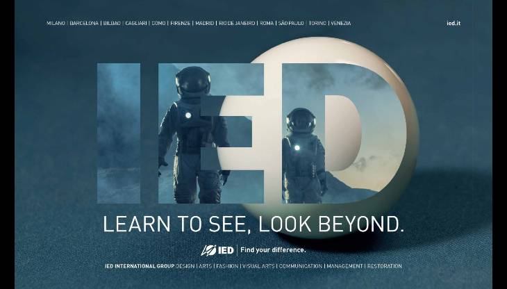 Un soggetto della nuova campagna pubblicitaria dello IED