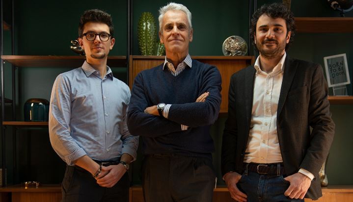 Da sinistra, i soci di Conic: Matteo Meneghetti, Alberto De Martini e Francesco Nenna