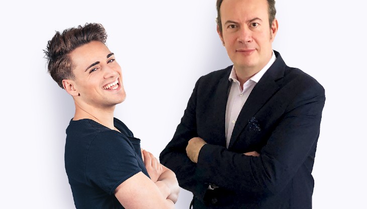 Da sinistra: Fabio Farati (@faffapix) e Pasquale Marcone, a.d. PM Management