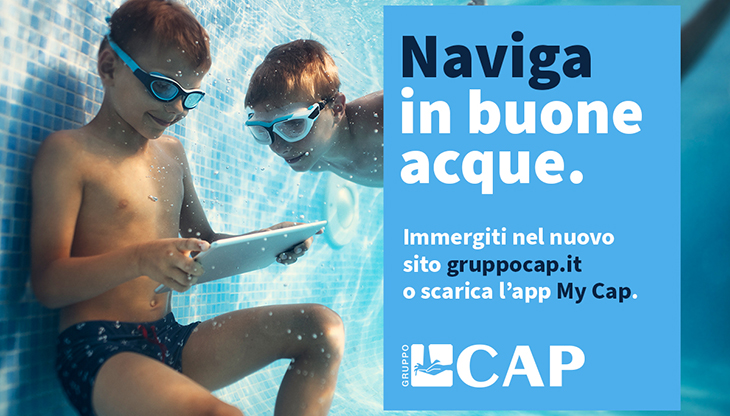 La partnership tra Gruppo CAP e Melismelis comincia con la campagna "Naviga in Buone Acque"
