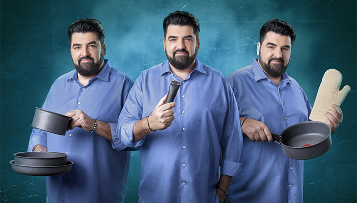 Lo chef Antonino Cannavacciuolo è testimonial nei nuovi spot Lagostina 