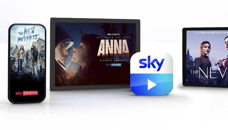 Sky Go è l'app che permette di guardare i contenuti Sky in mobilità
