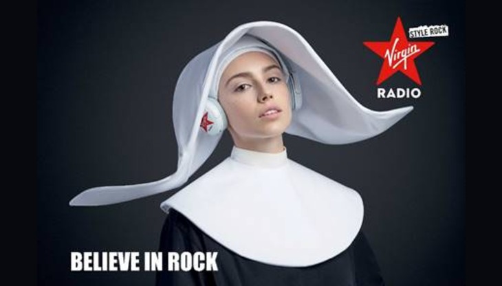 Un soggetto della nuova pubblicità di Virgin Radio