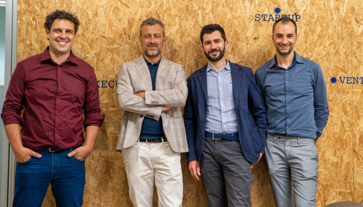 Da sinistra: Daniele Galiffa, Luca Lani, Enrico Angelini, Adelchi Fratò