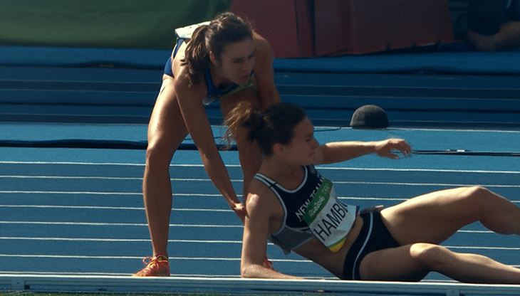 Un frame del nuovo spot P&G per le Olimpiadi di Tokyo