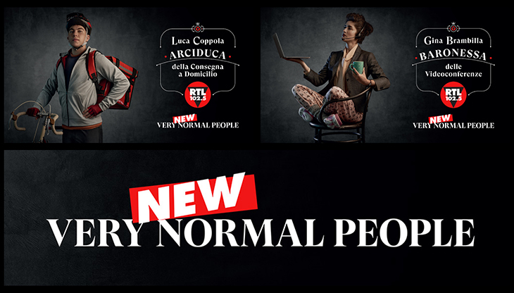 RTL 102.5 on air con i nuovi spot "Very NEW Normal People"
