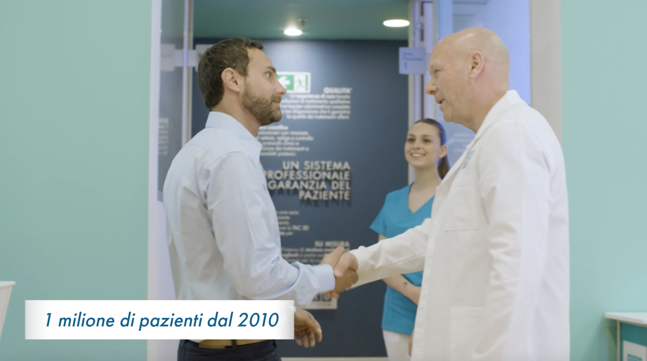 Una immagine del nuovo spot DentalPro, firmato Meloria
