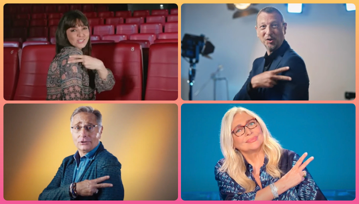 Tanti i testimonial coinvolti nei nuovi spot del Governo per il vaccino
