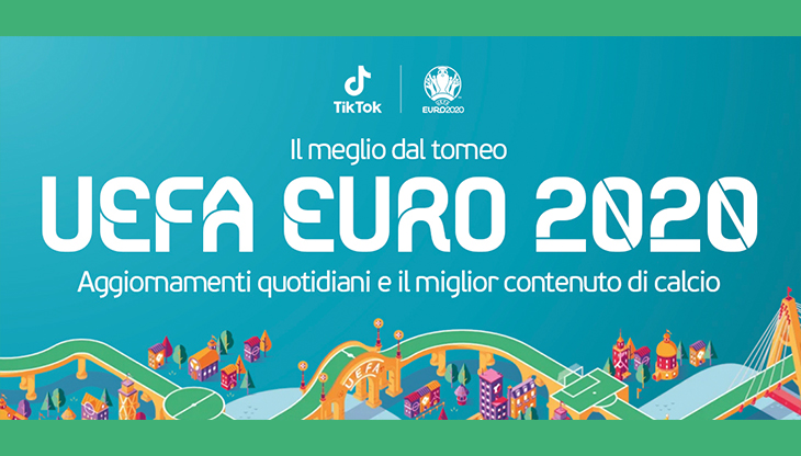 TikTok è sponsor ufficiale di Euro 2020