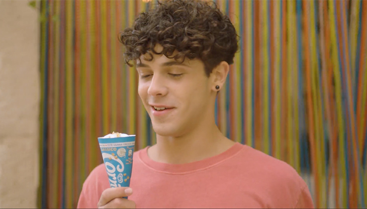 Il giovane protagonista del nuovo spot Cornetto "Quest'estate la passo con te" è l'attore Christian Roberto
