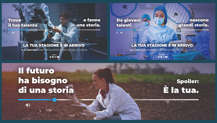 Alcuni soggetti della campagna dell'Università di Ferrara