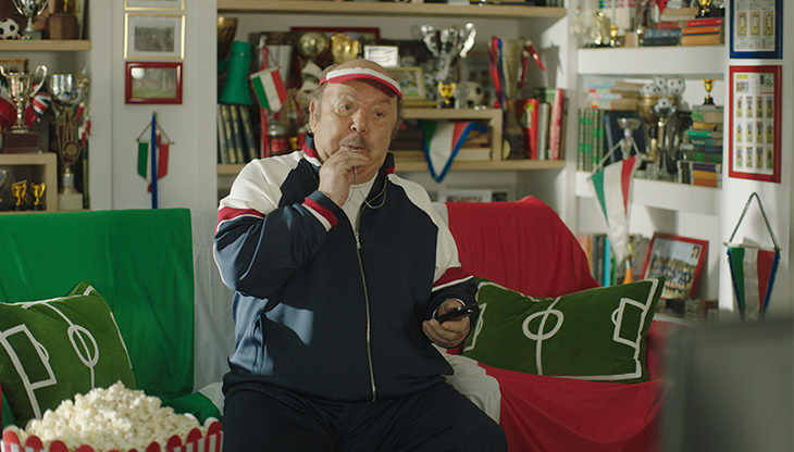 Lino Banfi nei panni di Oronzo Canà è il protagonista del nuovo spot ‘TimVision Calcio e Sport’