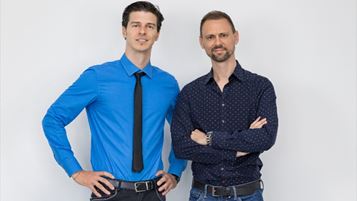 Da sinistra: Enrico Villani e Marco Piccinini, co-Founder di Diapason Digital