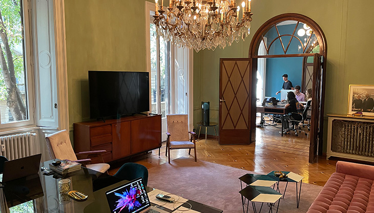 Un'immagine della nuova sede dell'agenzia Gitto Battaglia 22 