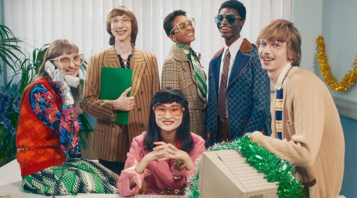 La campagna Gucci lanciata per il Natale 2020