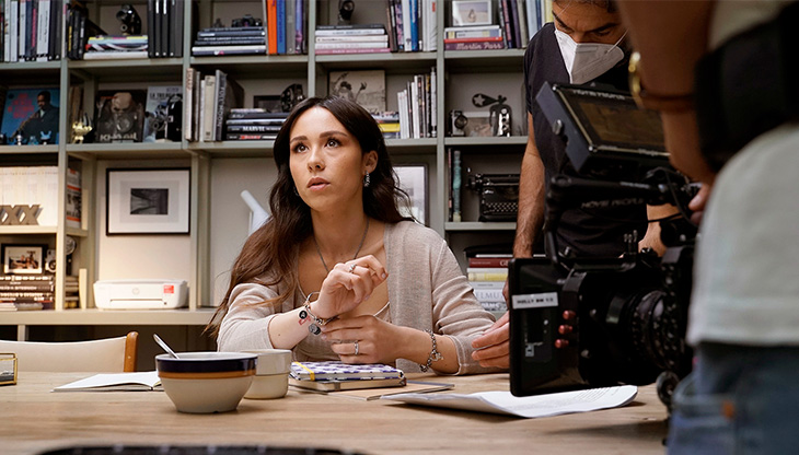 Aurora Ramazzotti nel backstage del nuovo spot Morellato