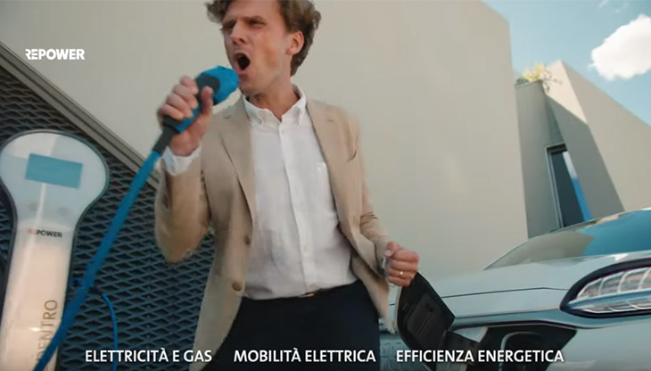 Un'immagine del nuovo spot Repower
