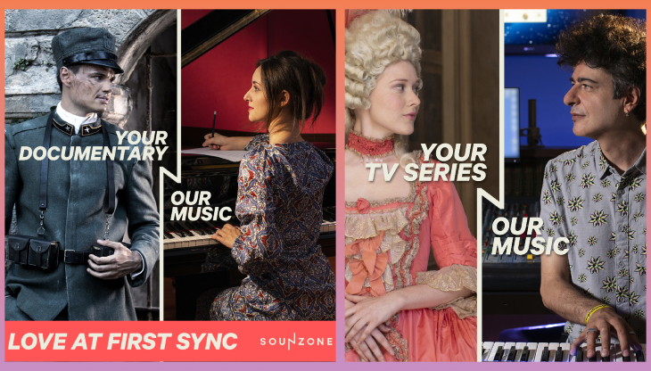 Alcune delle creatività realizzate per Sounzone da Comunico
