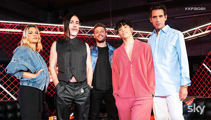 Il cast di X Factor 2021 (dal sito della trasmissione)
