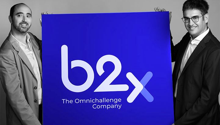 Federico Spila e Guido Lucarelli, rispettivamente COO e CEO & Founder di b2x