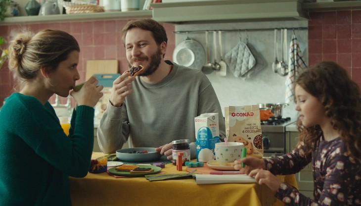 Un'immagine del nuovo spot Conad