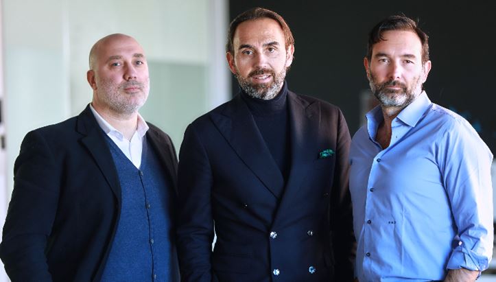 Alessandro Martinelli, Nicola Corricelli e Dario De Lisi di Uniting Group