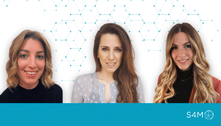 Da sinistra, Alice Moscatelli, Daria D'Addazio e Francesca Salvi