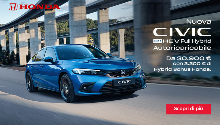 Honda Civic, on air la campagna per il modello Full Hybrid Oliver alla creatività.png