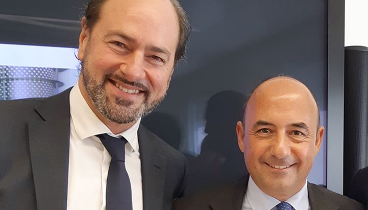 Roberto Lizzi e Massimo Manelli, rispettivamente Direttore Commerciale e Sviluppo Prodotto, e A.D. di Snaidero Cucine