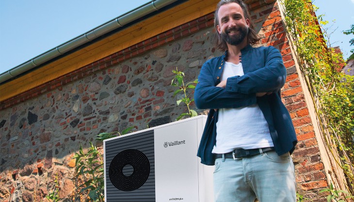 Un'immagine della nuova campagna pubblicitaria di Vaillant