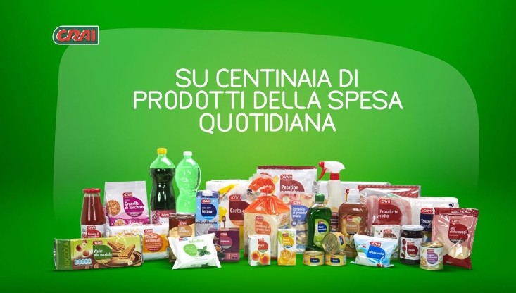 Un'immagine della nuova pubblicità Crai