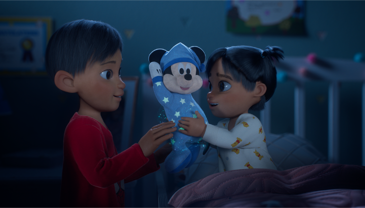 Un'immagine tratta dal corto "Il Dono" di Disney