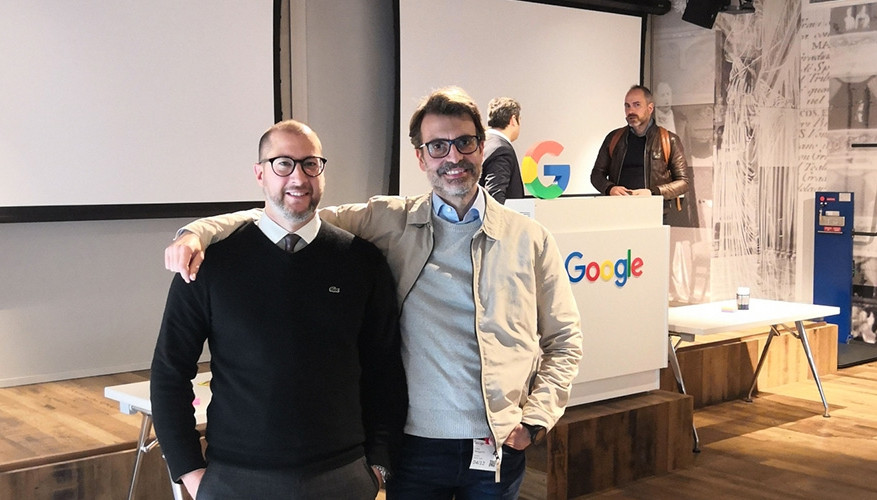 Da sinistra, Luca Baldo, Ceo di Dynamica, e il socio Luca Meggiorin