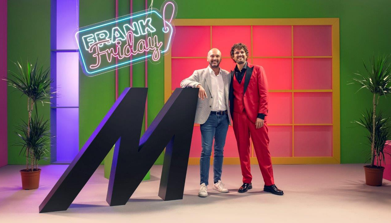 Frank Matano insieme a Luca Bradaschia, Amministratore Delegato di MediaWorld