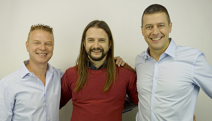 Francesco Tomasi, Matteo Zambon e Roberto Guiotto