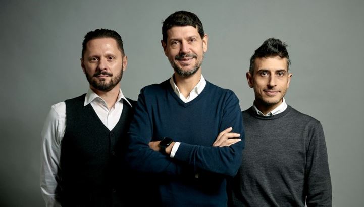 I Partner di Kettydo+: da sinistra Luca Lanza, Federico Rocco e Luca Brunetti