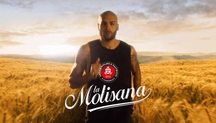 Marcell Jacobs nel nuovo spot de La Molisana