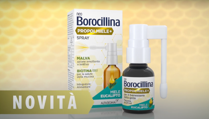 Un'immagine dallo spot NeoBorocillina