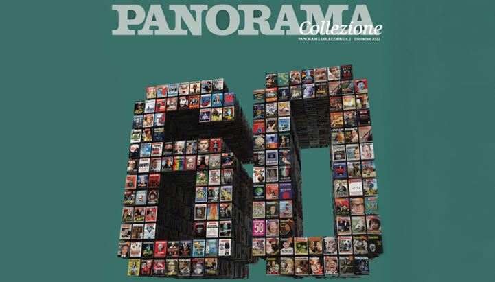 Un dettaglio della copertina del numero di Panorama Collezione dedicato ai 60 anni della testata