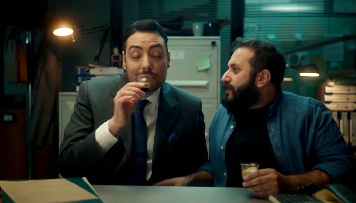 Un'immagine dello spot di Caffè Borbone
