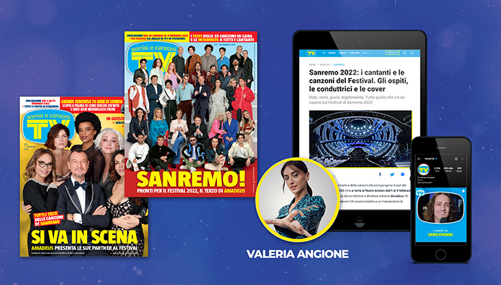 Tv Sorrisi e Canzoni seguirà il Festival di Sanremo con tante iniziative e appuntamenti