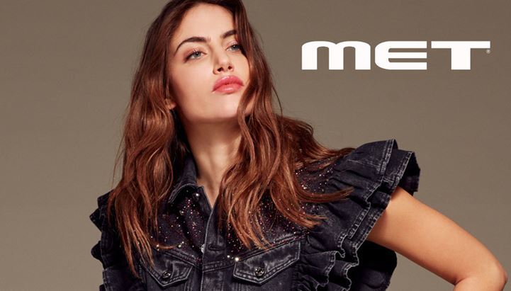 Beatrice Marchetti nella campagna pubblicitaria di Met Jeans