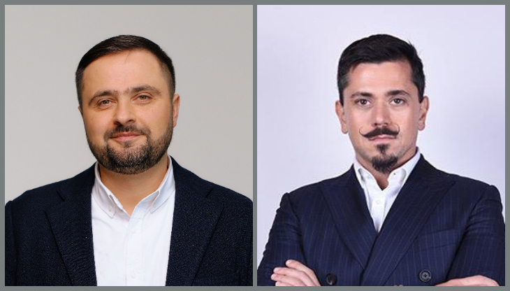Da sinistra, Sergii Denysenko, CEO di MGID e Shahram Bahadori, CEO di Metup Native