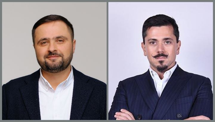 Da sinistra, Sergii Denysenko, CEO di MGID e Shahram Bahadori, CEO di Metup Native