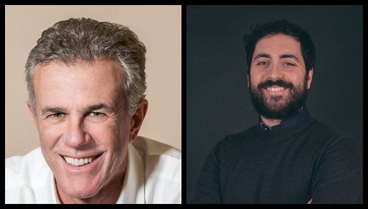 Paolo Bassetti di Banijay Italia Holding e Matteo Rovere di Groenlandia Group 