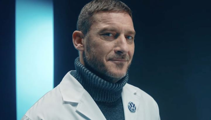 Francesco Totti protagonista del video di Volkswagen Italia