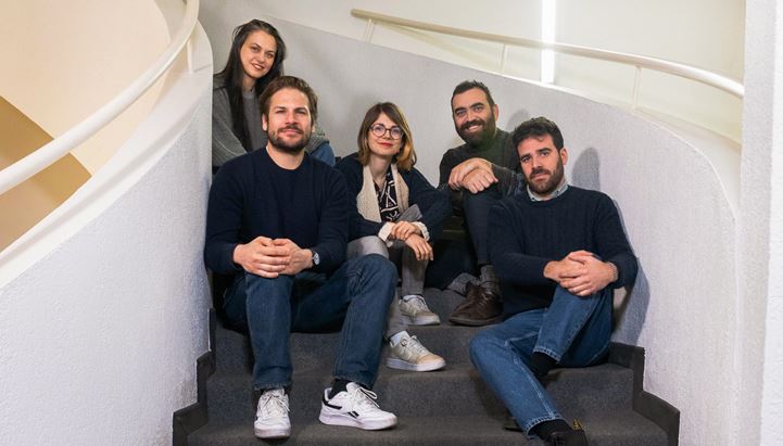 Da sinistra, Valentina Cesarini, Francesco Russo, Alessandra Lanza, Claudio Morelli e Marcello Roncallo di VD