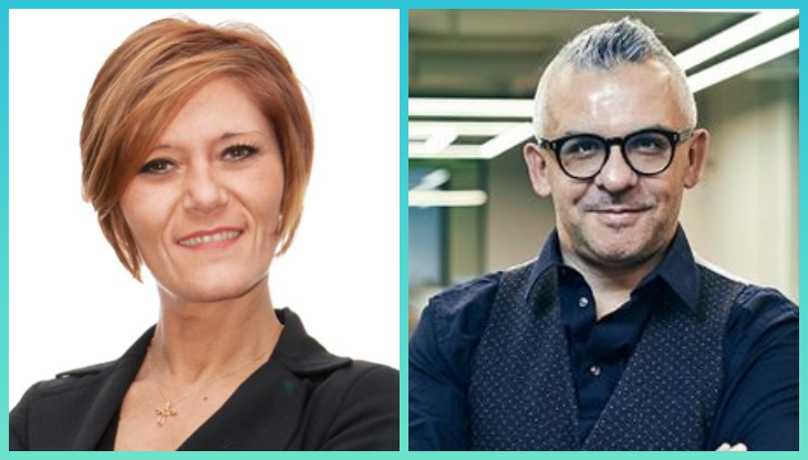 Francesca Costanzo di OMD Italy e Nereo Sciutto di Webranking