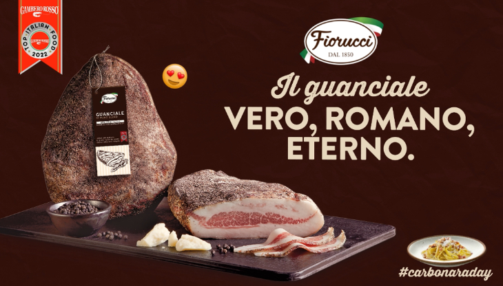 Fiorucci lancia uno spot web dedicato al suo guanciale in occasione del Carbonara Day